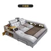 USB Charging Tanning Design Leather Bed Sheet Set Smart Bed king Size Quilt Bedding Set Facial Bunk Bed for Adult