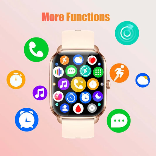 SENBONO KT65 Smart Watch Men Women 1.9'' BT Call Custom Dial Smart Watch Women Men Sport Mode Fitness Tracker for Android IOS
