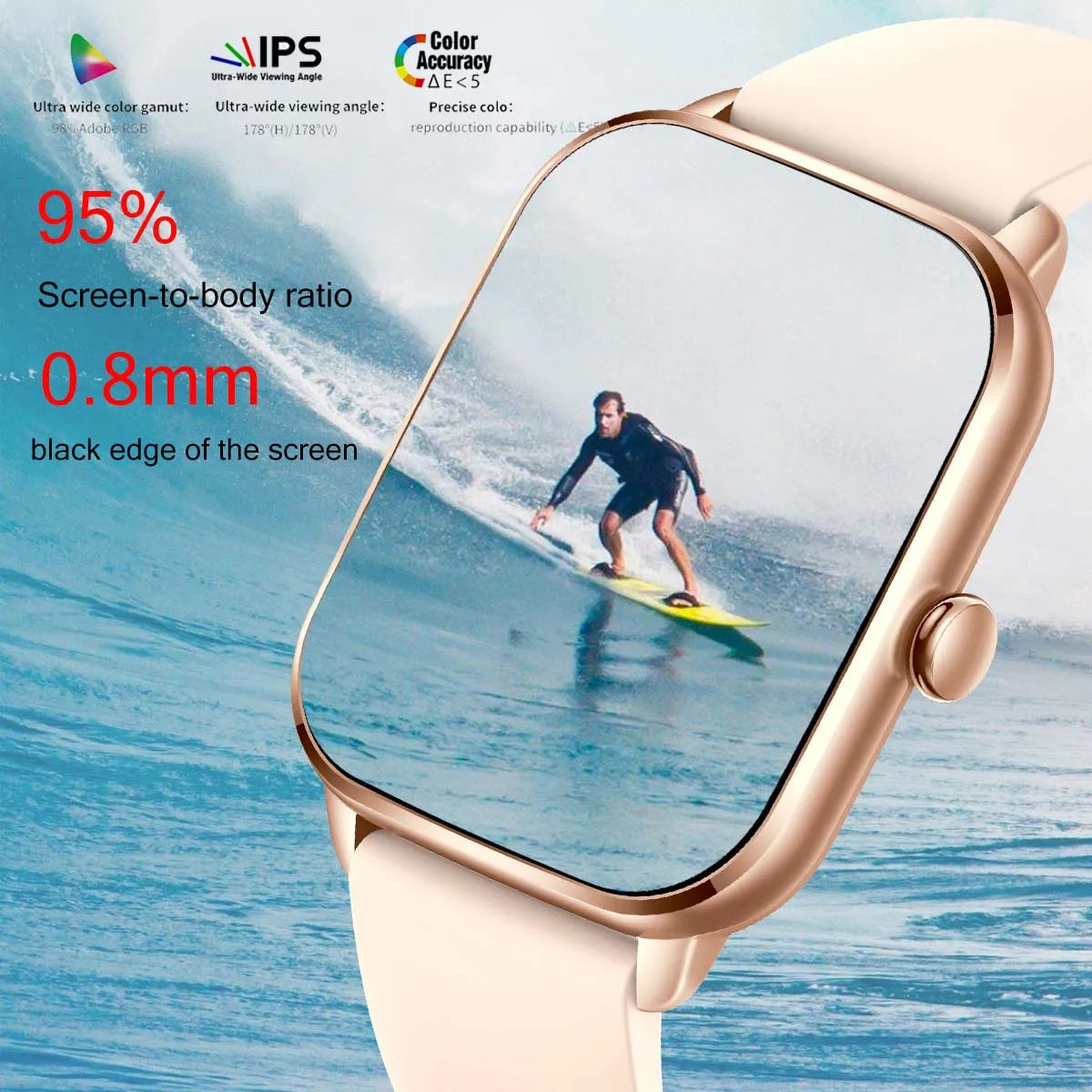 SENBONO KT65 Smart Watch Men Women 1.9'' BT Call Custom Dial Smart Watch Women Men Sport Mode Fitness Tracker for Android IOS