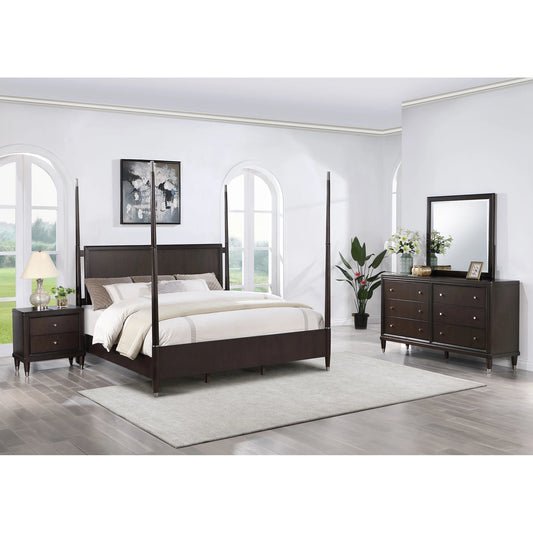Luxury Modern Double Bed Simple Minimalist King Sizes Bedroom Furniture Sets in Wood for Home Apartment or Hotel Use