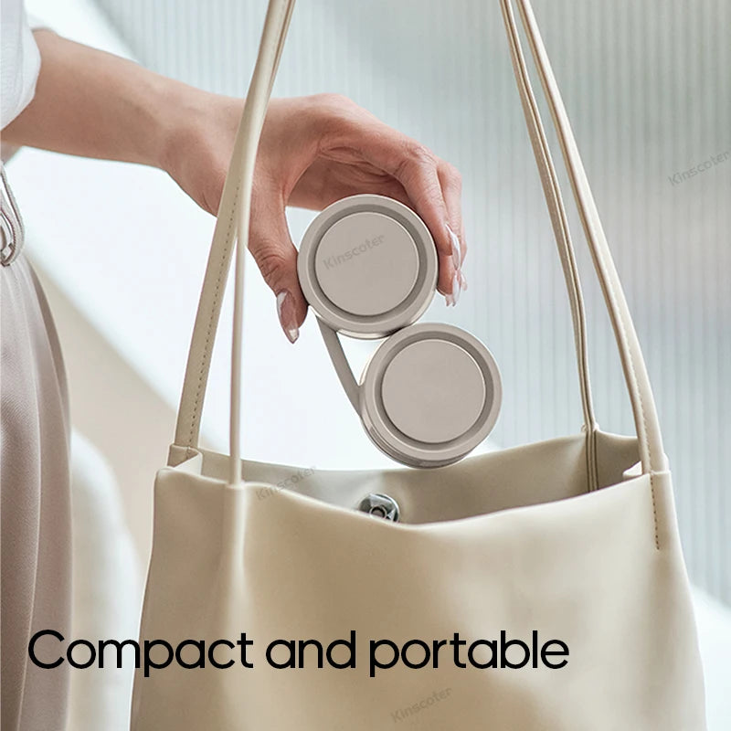 New Hanging Neck Fan Portable Cooling Fan Air Cooler USB Leafless Bladeless Neckband Mini Rechargeable Electric Fans