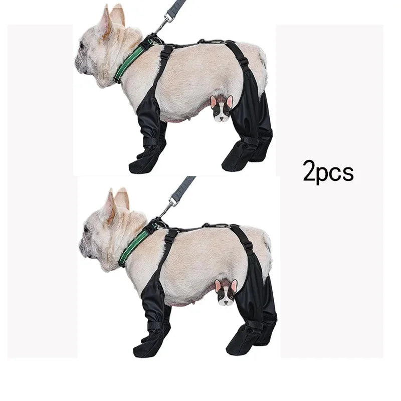Waterproof Dog Shoes Adjustable Dog Boots Pet Breathbale Shoes for Outdoor Walking Soft Small Medium Dogs Pets Paws Protector